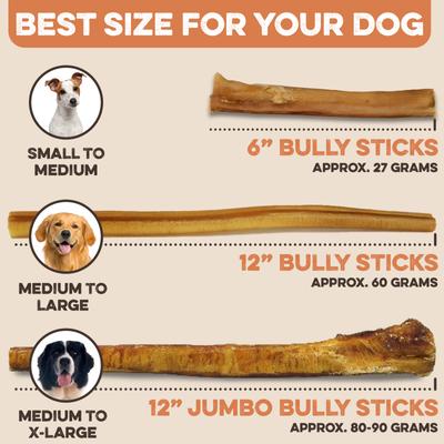 Show full view: Brutus & Barnaby 6-in Bully Sticks Dog Treats, 20 count slide 4 of 8
