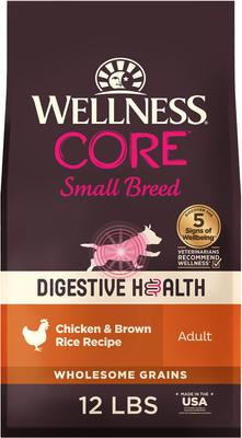 Wellness CORE Digestive Health Wholesome Grains Chicken & Brown Rice Recipe Small Breed Dry Dog Food