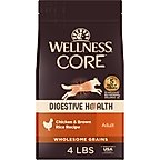 Wellness CORE Digestive Health Wholesome Grains Chicken & Brown Rice Recipe Dry Dog Food, 4-lb bag
