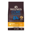 Wellness CORE Grain-Free Large Breed Puppy Deboned Chicken Recipe Dry Dog Food, 24-lb bag