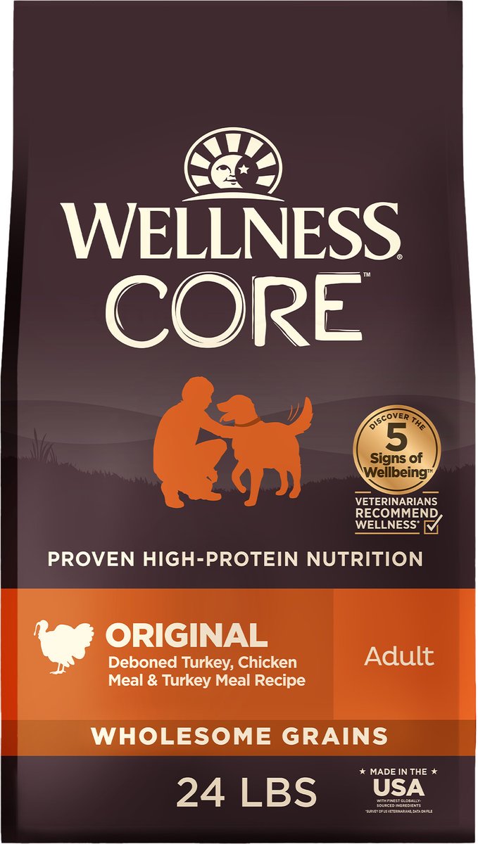 Wellness CORE Wholesome Grains Small Breed Original Recipe High Protein Dry Dog Food