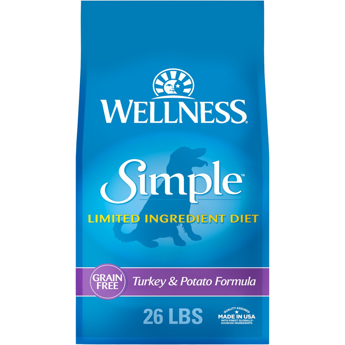 Wellness L.I.D. Turkey & Potato Dry Dog Food, 26-lb bag