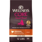 Wellness CORE Grain-Free Small Breed Turkey & Chicken Recipe Dry Dog Food, 12-lb bag