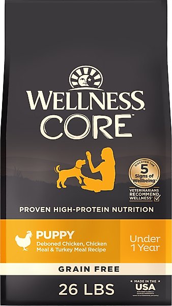 Wellness CORE Grain-Free Puppy Chicken & Turkey Recipe Dry Dog Food