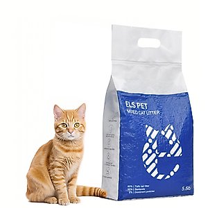 els pet Mixed Unscented Clumping Tofu Cat Litter, 5.5-lb bag, 1 count