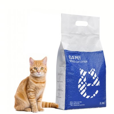 els pet els pet Mixed Unscented Clumping Tofu Cat Litter, 5.5-lb bag, 1 count