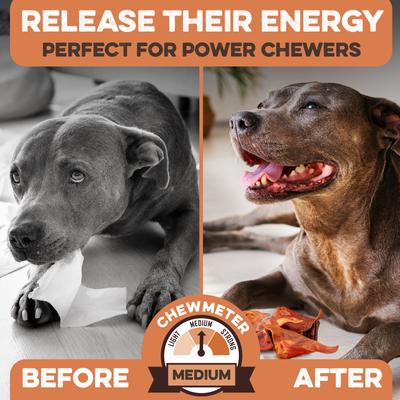 Show full view: Brutus & Barnaby Thick Cut Whole Pig Ear Natural Dog Chew Treats, 10 count slide 5 of 9