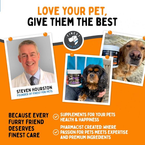 Show full view: Finest for Pets Omegease Omega-Rich Fish Oil Dog & Cat Supplement, 32-fl oz bottle slide 8 of 11
