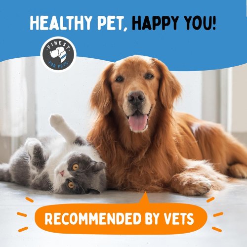 Show full view: Finest for Pets Omegease Omega-Rich Fish Oil Dog & Cat Supplement, 32-fl oz bottle slide 6 of 11