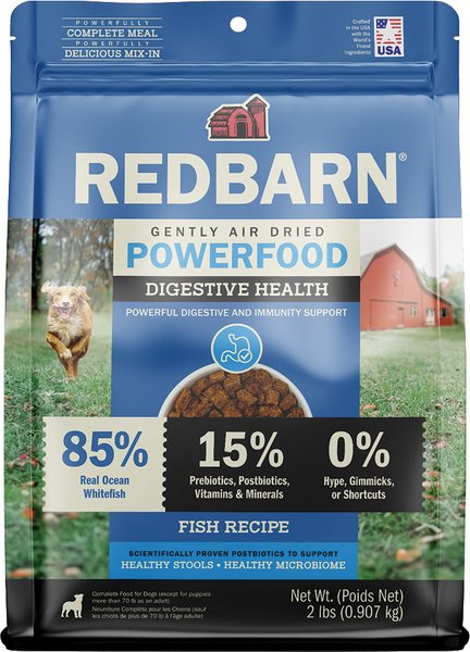 Show full view: Redbarn Powerfood Digestive Health Fish Gently Air Dried Dog Food, 32-oz bag slide 1 of 12