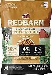 Redbarn Powerfood Chicken High Protein Grain-Free Gently Air Dried Dog Food, 2.5-oz bag