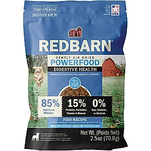 Redbarn Powerfood Digestive Health Fish Gently Air Dried Dog Food, 2.5-oz bag