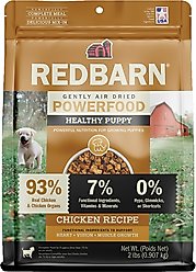 Redbarn Powerfood Healthy Puppy Chicken, Grain-Free Gently Air Dried Dog Food, 32-oz bag