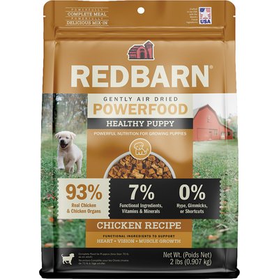 Redbarn Redbarn Powerfood Healthy Puppy Chicken, Grain-Free Gently Air Dried Dog Food, 32-oz bag