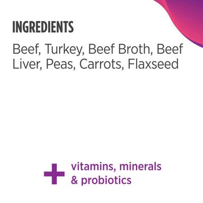 Show full view: Nulo Adult Grain-Free Beef, Peas, & Carrots Recipe Wet Pate Canned Dog Food, 13-oz, case of 12 slide 7 of 13