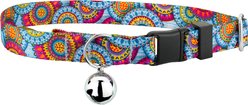 Country Brook Petz Sky Mandala Cat Collar, 8 to 12-in neck, 1/2-in wide