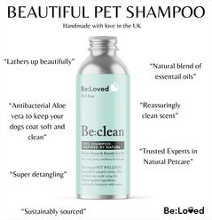 Be:Loved Be:clean Dog & Cat Natural Shampoo, 250-ml bottle slide 2 of 4