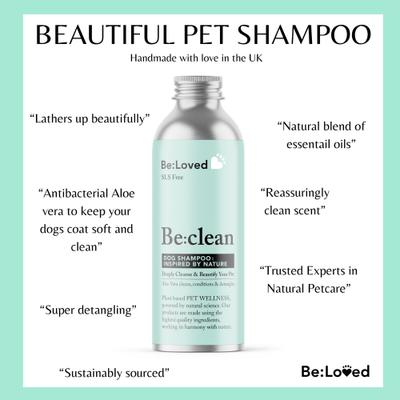 Show full view: Be:Loved Be:clean Dog & Cat Natural Shampoo, 250-ml bottle slide 2 of 4