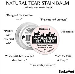 Be:Loved Natural Dog & Cat Tear Stain Balm, 2.11-oz jar slide 2 of 3