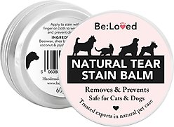 Be:Loved Natural Dog & Cat Tear Stain Balm, 2.11-oz jar