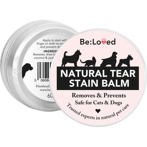 Be:Loved Natural Dog & Cat Tear Stain Balm, 2.11-oz jar