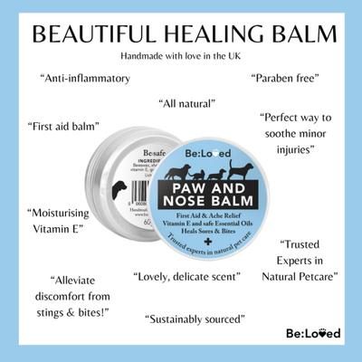 Show full view: Be:Loved Be:Safe First Aid & Ache Dog & Cat Paw & Nose Balm, 2.11-oz jar slide 3 of 5
