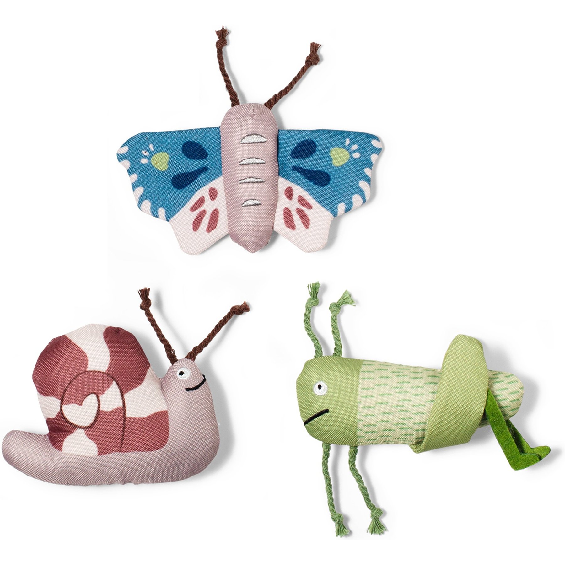 Fringe Studio Catch Me If You Can Cat Toy, Multi, Set of 3