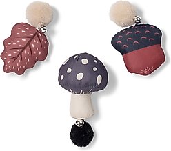 Fringe Studio Forest Finds Cat Toy, Multi, Set of 3