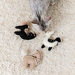 Fringe Studio Llamas Just Say Cat Toy, Multi, Set of 3 slide 2 of 2