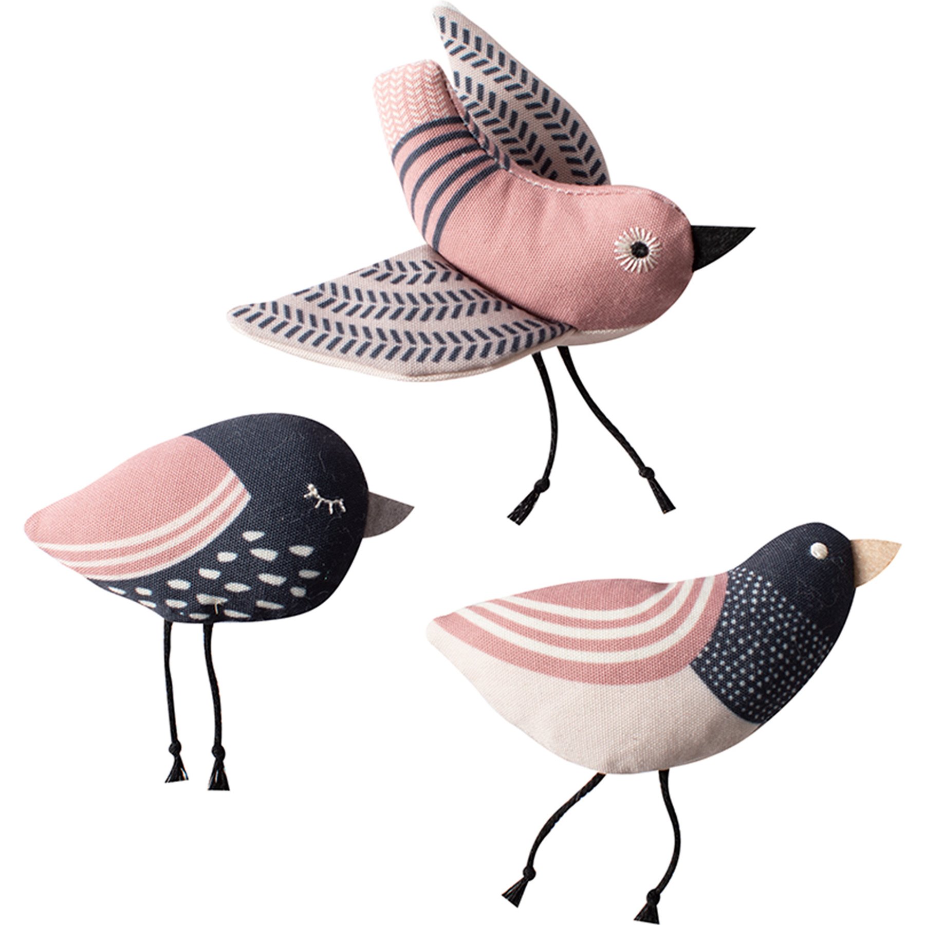 Fringe Studio Under My Wings Cat Toy Mni, Multi, Set of 3
