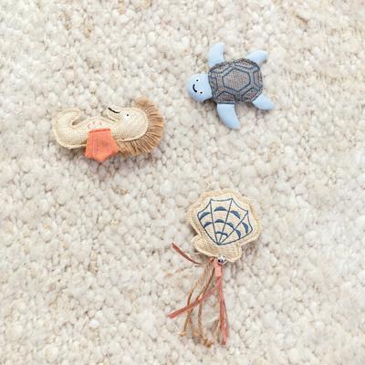 Show full view: Fringe Studio Vtmn Se Bds Erth Fdly Cat Toy, Multi, Set of 3 slide 2 of 3