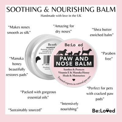 Show full view: Be:Loved Be:Soft Soothe & Nourish Dog & Cat Paw & Nose Balm, 2.11-oz jar slide 2 of 4