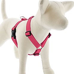 LupinePet Waterproof BioThane Adjustable Dog Harness, Neon Pink, X-Large: 36 to 44-in chest