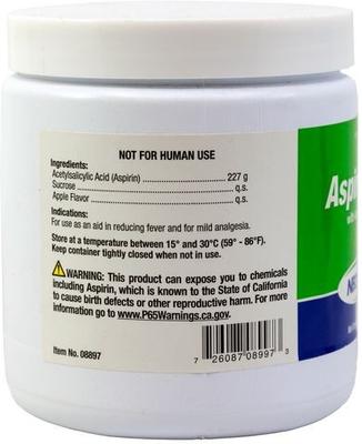 Show full view: Aspirin USP (Generic) 227g/lb Powder, Apple Flavored, 1 lb slide 2 of 3