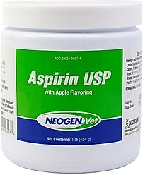 Aspirin USP (Generic) 227g/lb Powder, Apple Flavored, 1 lb