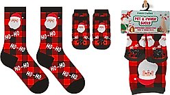 Furry Twinz Christmas Matching Pet & Owner Fun Socks, Santa slide 2 of 2