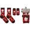 Show in main carousel: Furry Twinz Christmas Matching Pet & Owner Fun Socks, Santa slide 3 of 3