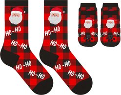 Furry Twinz Christmas Matching Pet & Owner Fun Socks, Santa