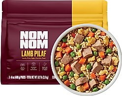 Nom Nom Freshly-Made Frozen Lamb Pilaf Dog Food, 14-oz pouch, case of 7