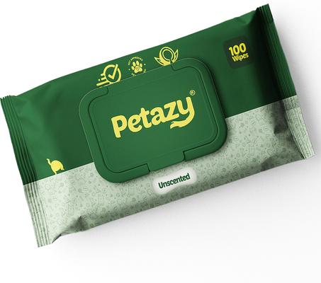 Show full view: Petazy Extra-Thick Deodorizing Dog Grooming Wipes, Unscented, 100 count slide 6 of 8
