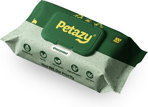 Show full view: Petazy Extra-Thick Deodorizing Dog Grooming Wipes, Unscented, 100 count slide 4 of 8