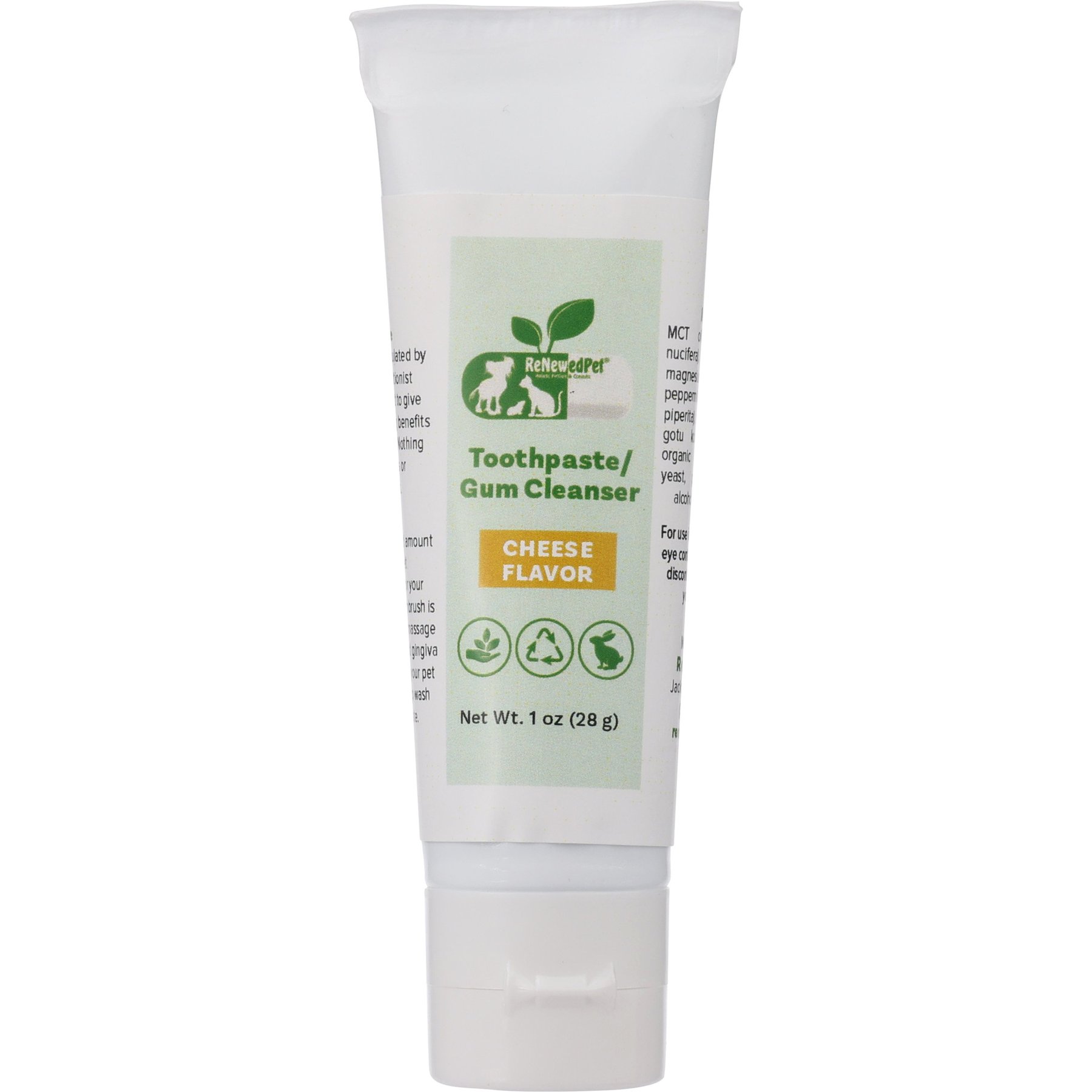 RenewedPet Cheese Flavored Dog Toothpaste, 1-oz tube