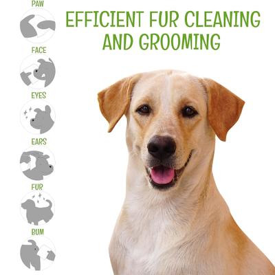 Show full view: Petazy Extra-Thick Deodorizing Dog Grooming Wipes, Lavender-Scented, 400 count slide 7 of 9