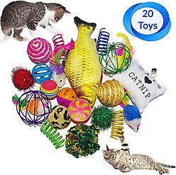 Pet Fit For Life Multi Pack Cat Toy, 20 count