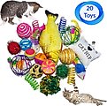 Pet Fit For Life Multi Pack Cat Toy, 20 count