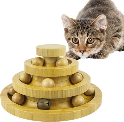 Cat Scratching Board, Cat Accordion Toy Cat Scratching Post Ball Track, Cat Scratcher Paw Accordion For Cats Interactive Kitten Fun Intelligence Physi