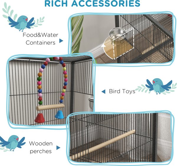 Show full view: Little Pals 30-in Metal Bird Cage slide 1 of 7