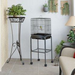 Little Pals 45-in Metal Indoor Bird Cage with Detachable Rolling Stand slide 2 of 9