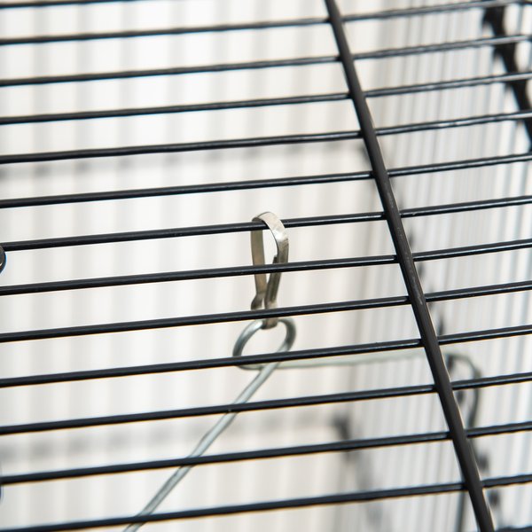 Show full view: Little Pals 45-in Metal Indoor Bird Cage with Detachable Rolling Stand slide 7 of 9