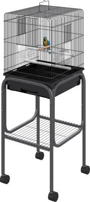 Show full view: Little Pals 45-in Metal Indoor Bird Cage with Detachable Rolling Stand slide 2 of 9